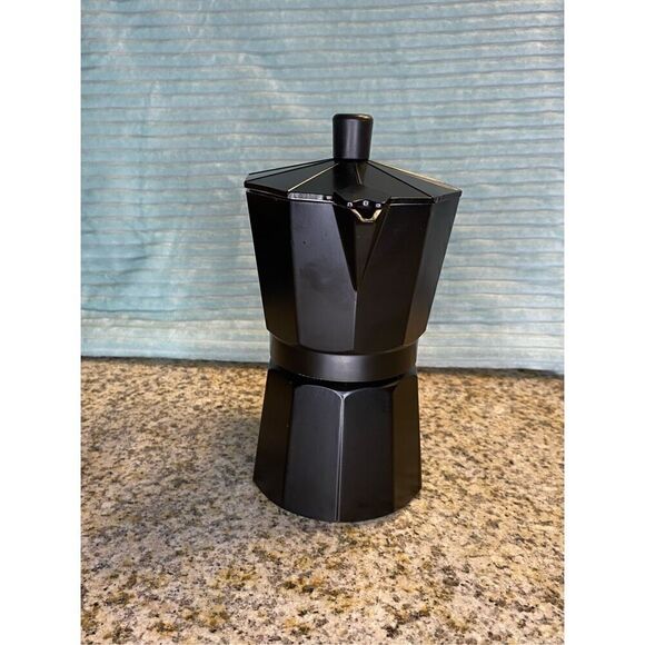 Aroma Black stove top expresso maker new with tags - Picture 2 of 10